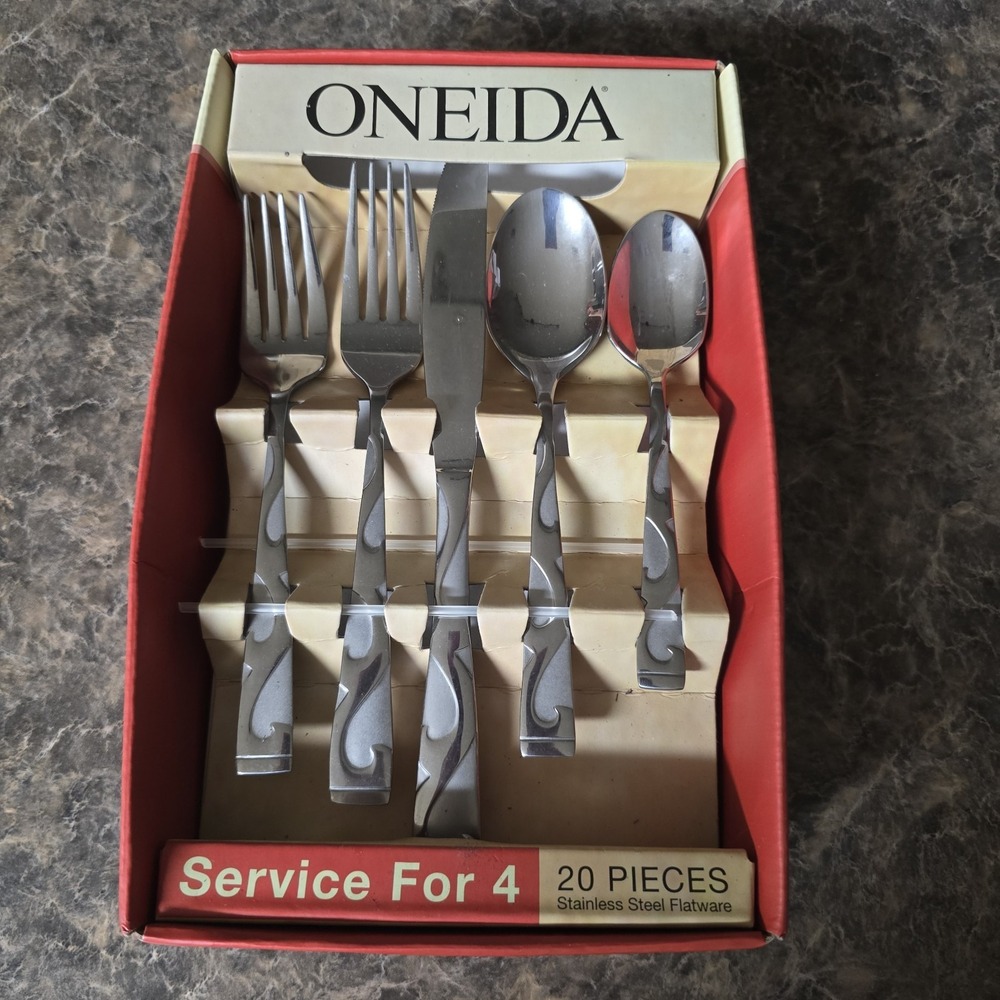 Oneida Tuscany 20-Piece Flatware Set, Service for 4